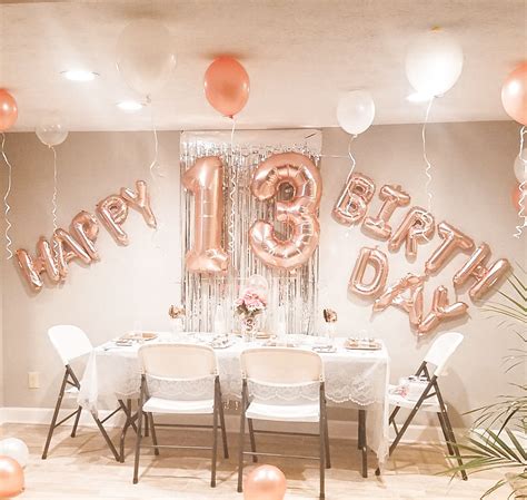 Party Decoration Ideas For 13Th Birthday